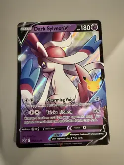 Dark Sylveon V Celebrations SWSH134 Black Star Promo Pokemon - Image 1
