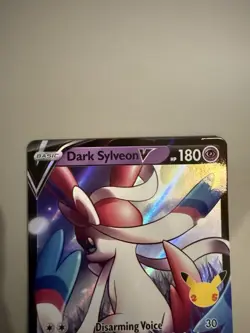 Dark Sylveon V Celebrations SWSH134 Black Star Promo Pokemon - Image 2