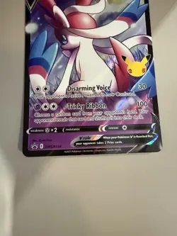 Dark Sylveon V Celebrations SWSH134 Black Star Promo Pokemon - Image 3