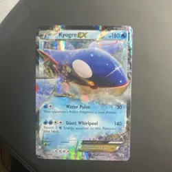 Pokemon Kyogre EX Promo Holo XY41 180 HP XY Water Pulse Giant Whirlpool - Image 1