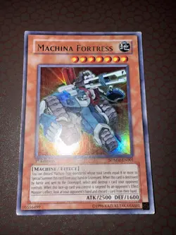 Yu-Gi-Oh! Machina Fortress -SDMM-EN001- Ultra Rare - 1st Edition Damaged! - Image 1