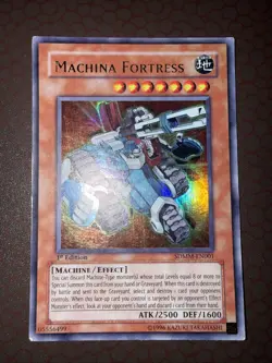 Yu-Gi-Oh! Machina Fortress -SDMM-EN001- Ultra Rare - 1st Edition Damaged! - Image 2