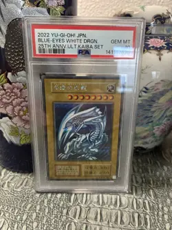 PSA 10 Blue Eyes White Dragon Kaiba 25th Anniversary Yu-gi-oh Japanese - Image 1