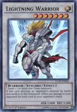 Yugioh! Lightning Warrior - LC5D-EN042 - Ultra Rare - 1st Edition Near Mint, Eng - Image 1