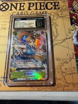 2024 One Piece O-NAMI OP06 101 Alternate Art PRISTINE 10 Gem Mint! - Image 1