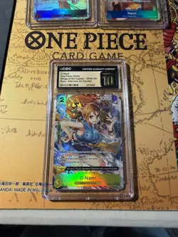 2024 One Piece O-NAMI OP06 101 Alternate Art PRISTINE 10 Gem Mint! - Image 3