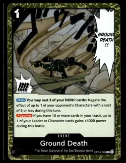 The Azure Sea's Seven #OP14-096 Ground Death - Image 1