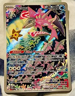 Pokemon TCG Veluza 192/182 SV04: Paradox Rift Illustration Rare Holo Card NM - Image 1