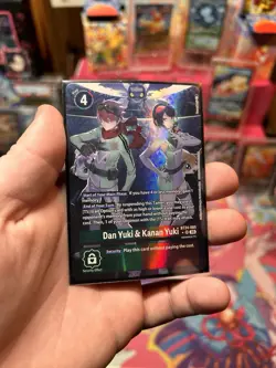 Bandai Dan Yuki & Kanan Yuki Tamer BT24 SR Holo Security Effect Digimon Card - Image 2