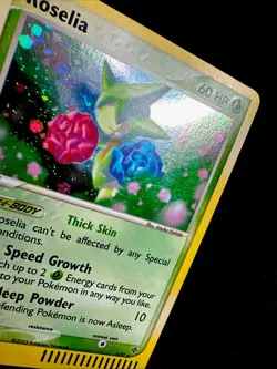 Roselia #9/97 LP 2003 Pokemon EX Dragon Holo Rare Card - Image 2