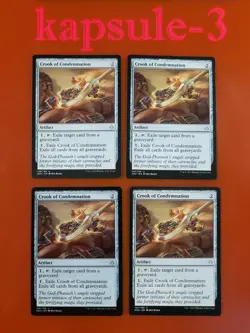 4x Crook of Condemnation (LP-NM) | Hour of Devastation | MTG Magic Cards - Image 1