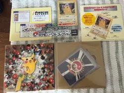 Pokemon 1998 Best Collection CD & Promo Card Set Pikachu Records Japan - Image 1