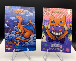 Gengar & Charizard Van Gogh Cracked Ice Holo - Halloween Card Database 2025 Peru - Image 4