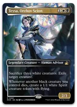 Teysa, Orzhov Scion (Anime Borderless) #441 NM Ravnica Remastered RVR Magic MTG - Image 1