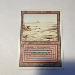 Magic: The Gathering Badlands Rare Land Revised Edition Regular Rob Alexander - Image 1