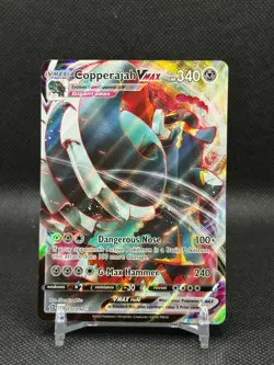 Pokemon 2020 Copperajah VMAX 137/192 Rebel Clash Ultra Rare NM - Image 1