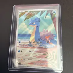 Pokemon TCG Destined Rivals Misty's Lapras Card 194/182 NM- MINT - Image 1