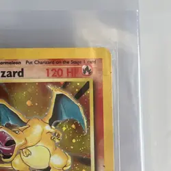 Pokemon Charizard Base Set 004/102 120 HP Holo Rare English Card - Image 4