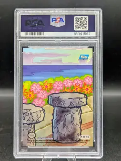 Misty & Articuno Pokemon 2000 Movie Topps Sticker Card #2 PSA 8, Only 10 POP 🚀 - Image 2