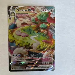 Pokemon TCG Snorlax VMAX Sword & Shield Base Set 142/202 - Image 1