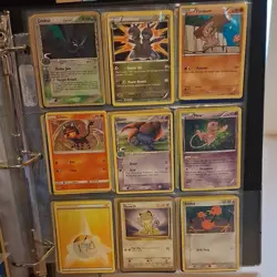 Pokemon TCG XY & Sun & Moon Lot of 9, Crobat, Litten, Gloom, Timburr - Image 1