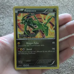 Pokemon Dragon Vault Set - Rayquaza Holo (Stamped) # 11/20 NM - Image 1