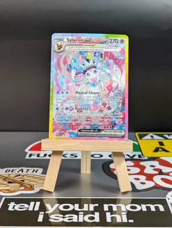 Pokemon Sylveon ex Prismatic Evolutions Special Illustration Rare 156/131 - Image 1