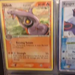 Pokemon TCG EX Delta Species Lot, Kyogre ex, Arbok, Baltoy, Rhyhorn, Bellsprout - Image 5
