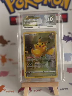 Pokemon TCG 2023 Crown Zenith Pikachu Special Art GG30 Ace 10 Gem Mint - Image 1
