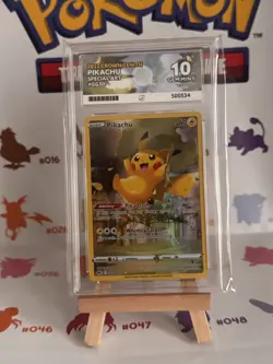 Pokemon TCG 2023 Crown Zenith Pikachu Special Art GG30 Ace 10 Gem Mint - Image 4