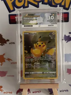 Pokemon TCG 2023 Crown Zenith Pikachu Special Art GG30 Ace 10 Gem Mint - Image 5