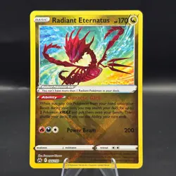 Radiant Eternatus 105/159 Crown Zenith Ultra Rare Holo Pokemon NM - Image 1