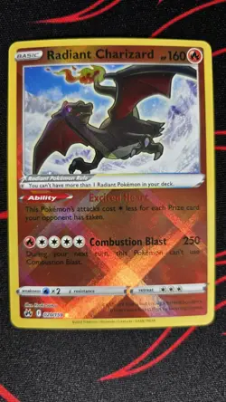 Radiant Charizard Crown Zenith 020/159 Pokemon NM condition - Image 2