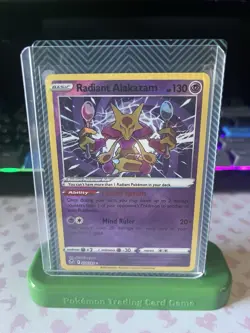 Pokemon TCG Radiant Alakazam Silver Tempest 059/195 - NM - Image 3