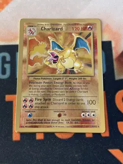 Pokemon Celebrations Gold Metal Charizard & Pikachu Cards 25th Anniversary - Image 3