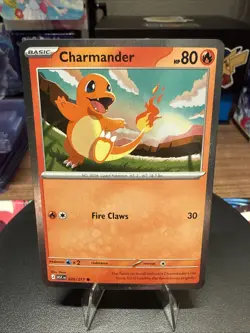 Pokemon Charmander Ascended Heroes 020/217 Cosmo Holo Promo - Image 1