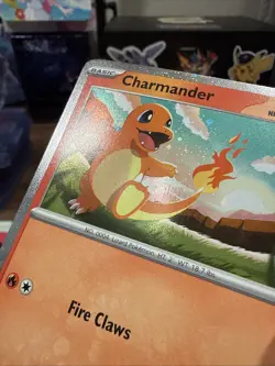 Pokemon Charmander Ascended Heroes 020/217 Cosmo Holo Promo - Image 2