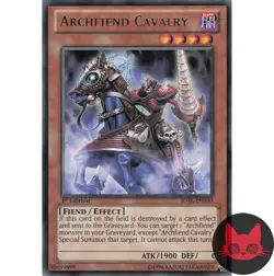 Yugioh Archfiend Cavalry JOTL-EN030 Rare 1st Edition NM - Image 1