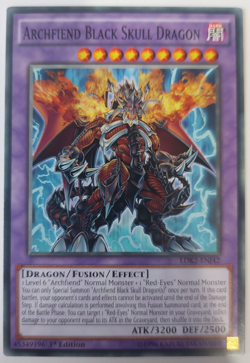 Yu-Gi-Oh! - Archfiend Black Skull Dragon - LDK2-ENJ42 - 1st Edition - Image 1