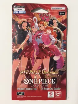 (HEAVY)🔥One Piece Heroines Edition EB 03 Sleeved Booster Pack (Factory Sealed) - Image 2