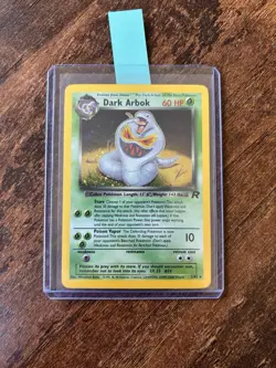 Pokemon Dark Arbok Holo *SWIRL* #2 Team Rocket Card (23000 Common Misprint) - Image 5