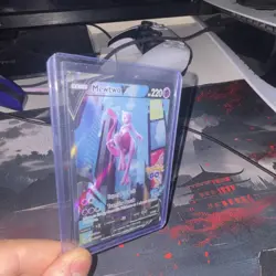 Pokemon Mewtwo V Ultra Rare Full Art Holo Card Pokemon GO 072/078 - Image 1