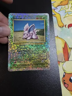 Pokemon TCG 2002 Nidoran Reverse Holo Card 83/110 and Vulpix LC - Image 1
