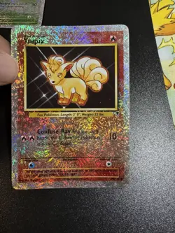 Pokemon TCG 2002 Nidoran Reverse Holo Card 83/110 and Vulpix LC - Image 4