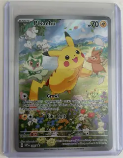 Pikachu SVP088 Black Star Promo Card Paldea Adventure Chest NM - Image 1