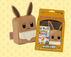 NEW Pokemon Card Game Scarlet & Violet Eevee Deck Case Terastal Ex Korean Ver - Image 3