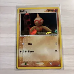 Baltoy Emerald #43/106 Reverse HOLO Stamp MINT Pokemon Card T1-725 - Image 1