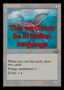 MTG NULLDRIFTER 388 EXC - RETRO VAGABONDO DEL NULLA - MH3 X IT - MAGIC - Image 1