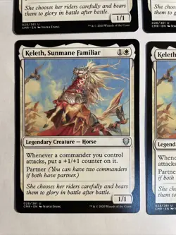 4x Mtg Commander Legends Keleth, Sunmane Familiar NM/M Magic The Gathering - Image 2