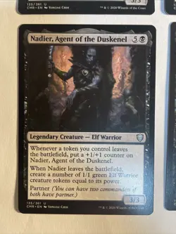 4x Mtg Commander Legends Nadier, Agent Of The Duskenel NM/M Magic The Gathering - Image 2